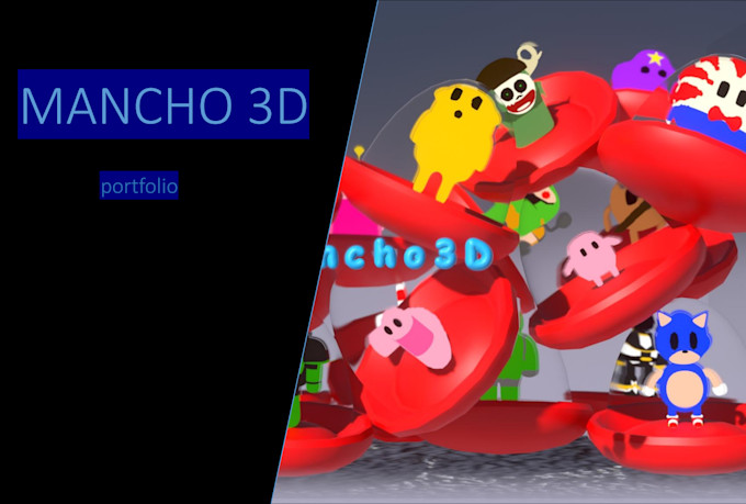 sculpt the character you want to print in 3d